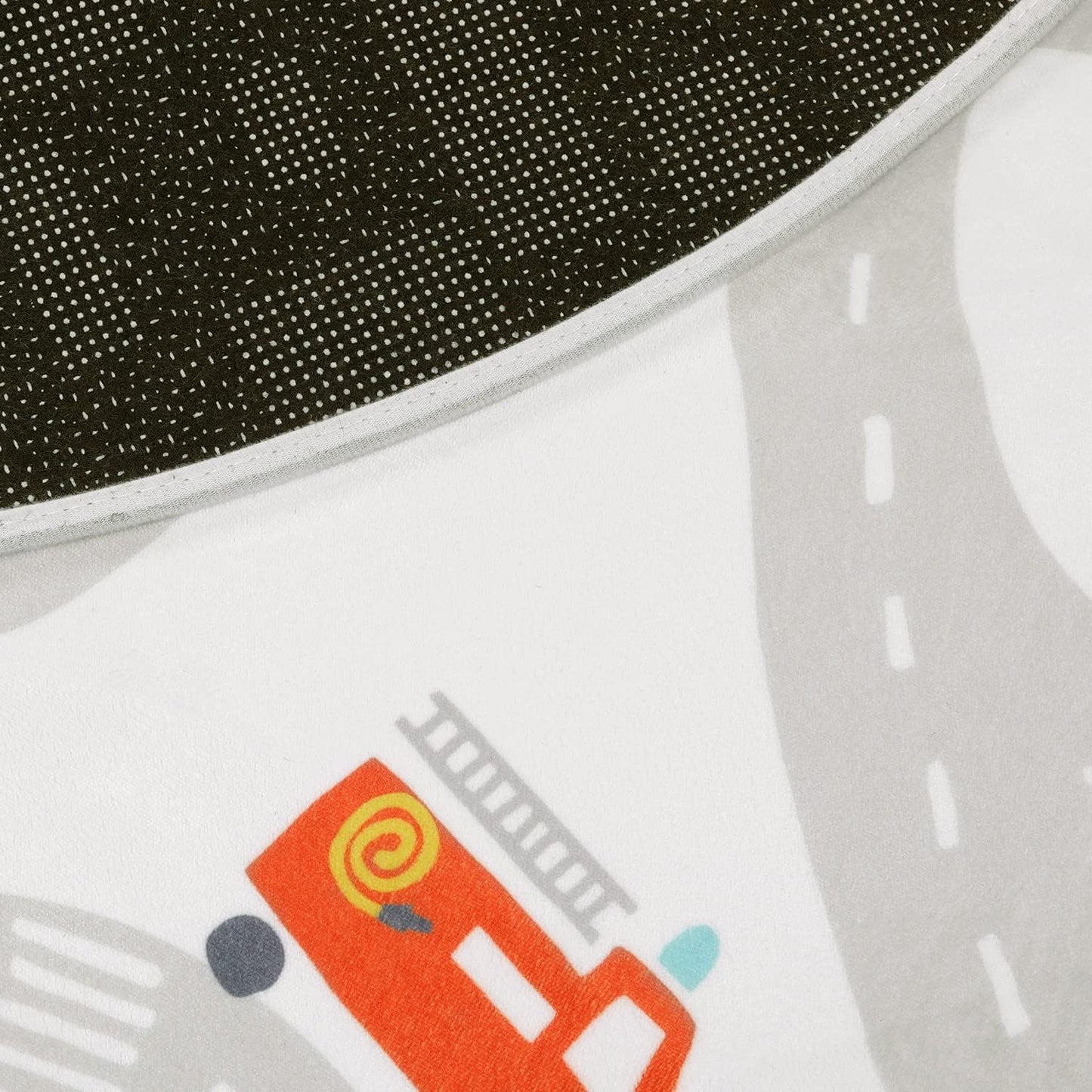 STARUIA Road Traffic Kids Rug Children Playing with Cars Playmat 4x6 Ft, Washable Play Carpet for Kids Playroom, Non-Slip Have Fun Safe Baby Nursery Rug for Toddler Boy's Bedroom Game Room Grey