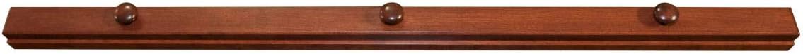 RRD Quilt Hanger for Wall Display Amish Made Wooden Rack Wall Mount - Rustic Tapestry Hangers for Rugs, Tapestries & Quilts Cherry Wood, Cherry Stain, 60" Long