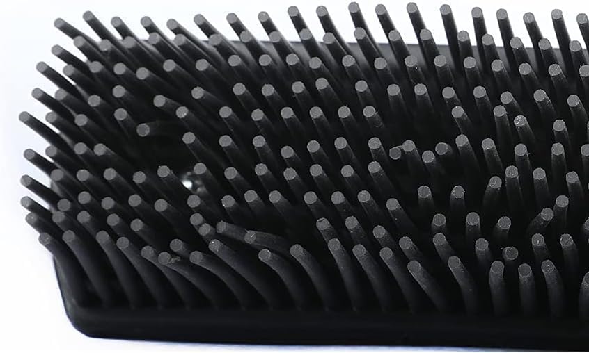 Rubber Pet Hair Removal Brush Lint & Hair Removal Cat Dog Hair Remover Brush Pet Hair Removal Tool Silicone Lint and Debris Remover for Cleaning,Grooming,Lint and Fur Removal,Home (Red&Black)