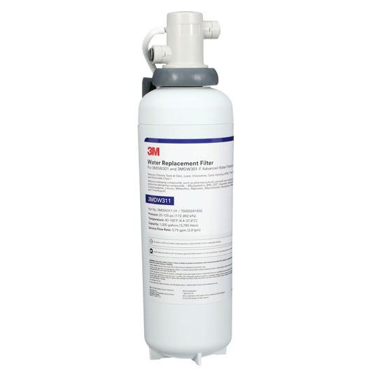 Aqua-Pure DW301 Under Sink Water Filter System, Removes Lead, VOC's, Microplastics, Cysts, Bad Taste and Odor, Asbestos, MTBE and TTHM Reduction