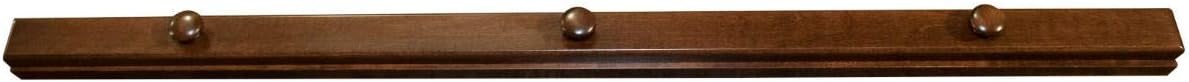 RRD Quilt Hanger for Wall for Display (36") Amish Made Wooden Quilt Rack Wall Mount - Rustic Tapestry Quilt Wall Hangers (Maple Wood, Coffee Stain, 36" Long)