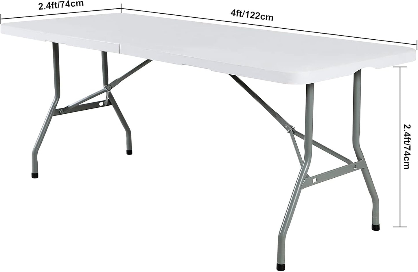 Spandex 4ft Waterproof Table Cover for Party,Wedding, Banquet, and Events(Lavender)