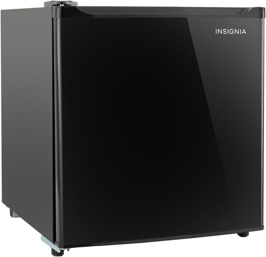 RecPro 1.7 Cu Ft 12V RV Refrigerator | Compact Fridge with Reversible Door, 2L Bottle Door Storage, 7 Temp Settings | Eco-Friendly R600A, Leveling Feet, Wire Shelf | 19.5”H x 17.5”W x 19.8”D
