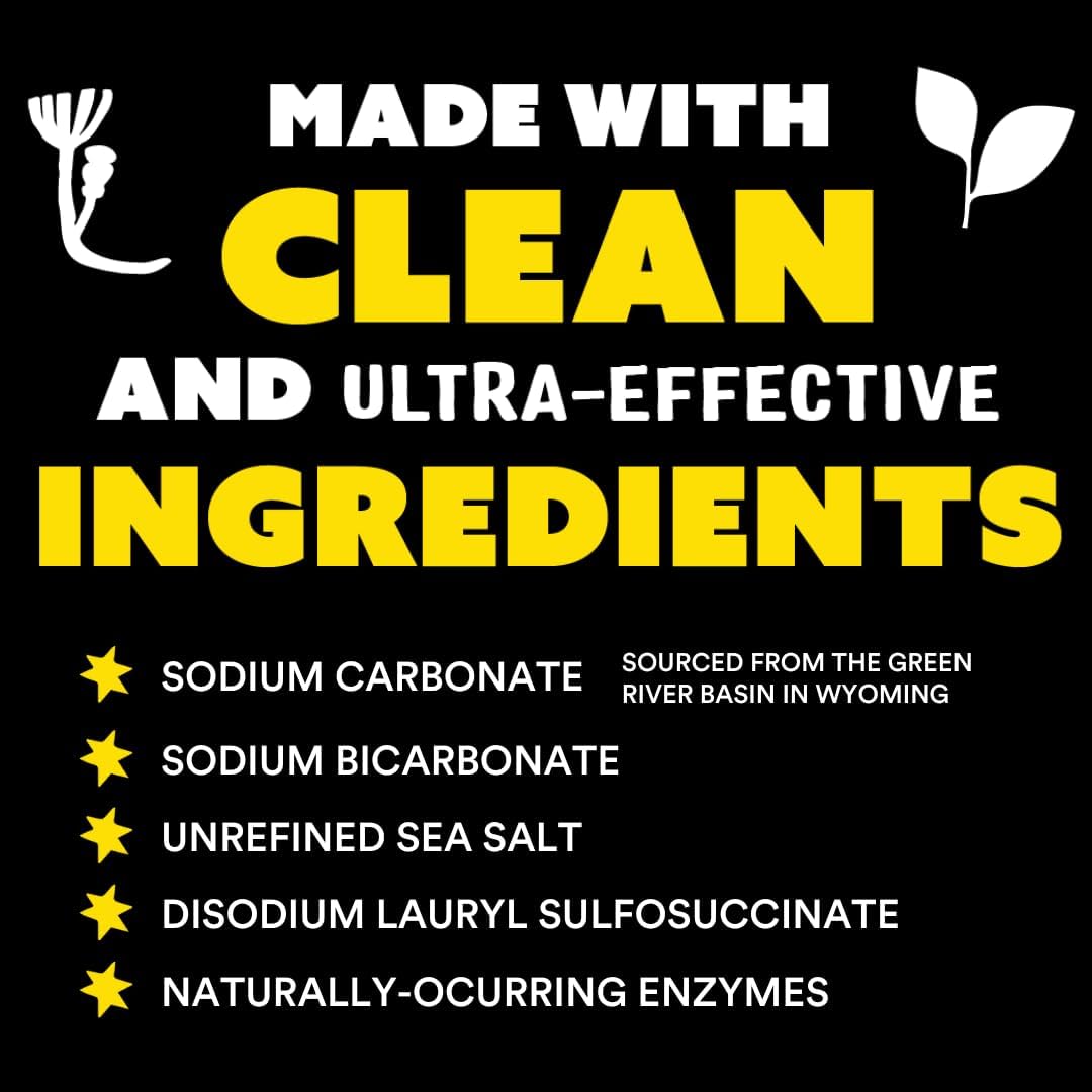 Molly's Suds Unscented Super Powder Detergent | Extra Strength Laundry Soap, Stain Fighting | Sensitive Skin | Simple, Effective Ingredients | 120 Loads Total (2 Pack)