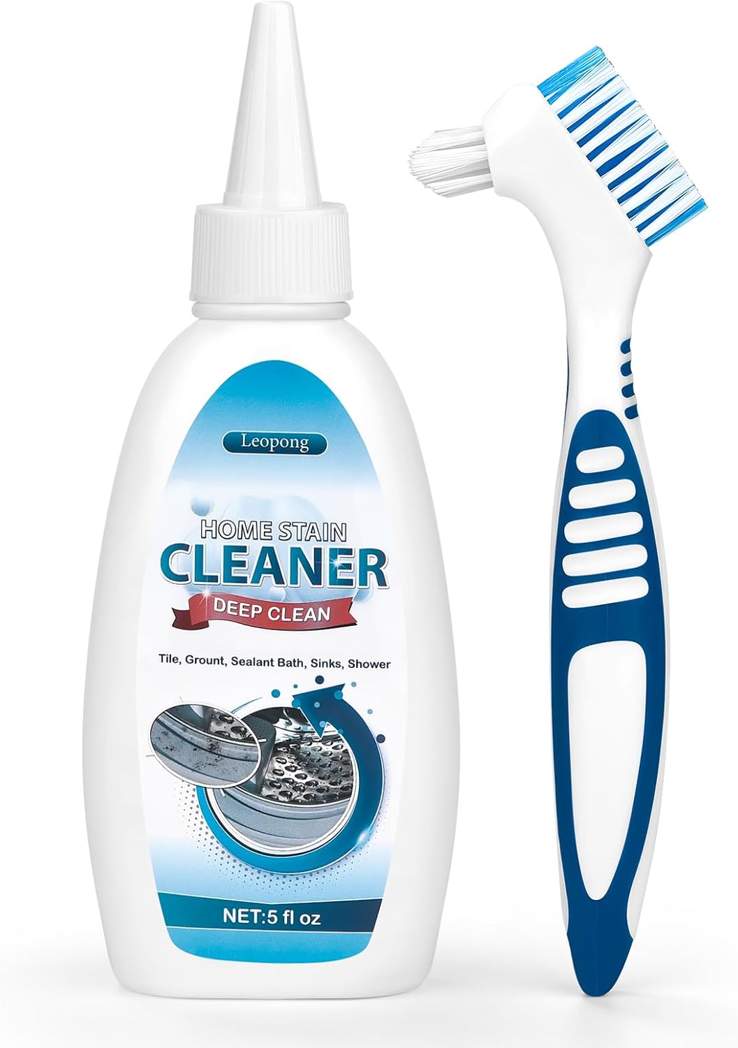 Home Cleaner Gel, Cleaner for Washing Machine, Refrigerator Strips, Household Shower, Kitchen Sinks, Walls, Tiles, Bathrooms- 5 fl oz