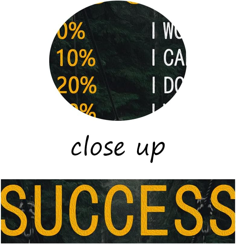 Inspirational Canvas Wall Art for Office Chances of Success Motivational Positive Poster Inspiring Painting Prints Wall Pictures for Living Room Home Decor Framed Artwork [24''W x 36''H]