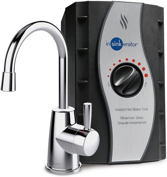 InSinkErator Stainless Steel Tank, H250C-SS HOT250 System, Single-Handle Faucet in Chrome with2/3-Gallon Instant Hot Water Dispenser