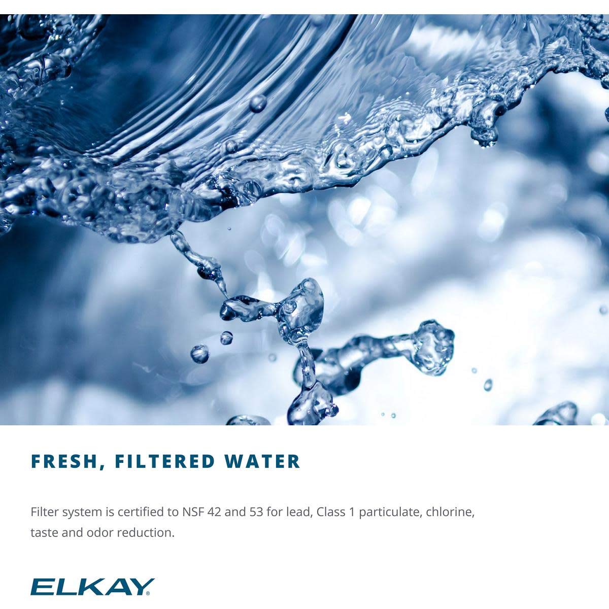 Elkay LZS8L Cooler, Light Gray Granite