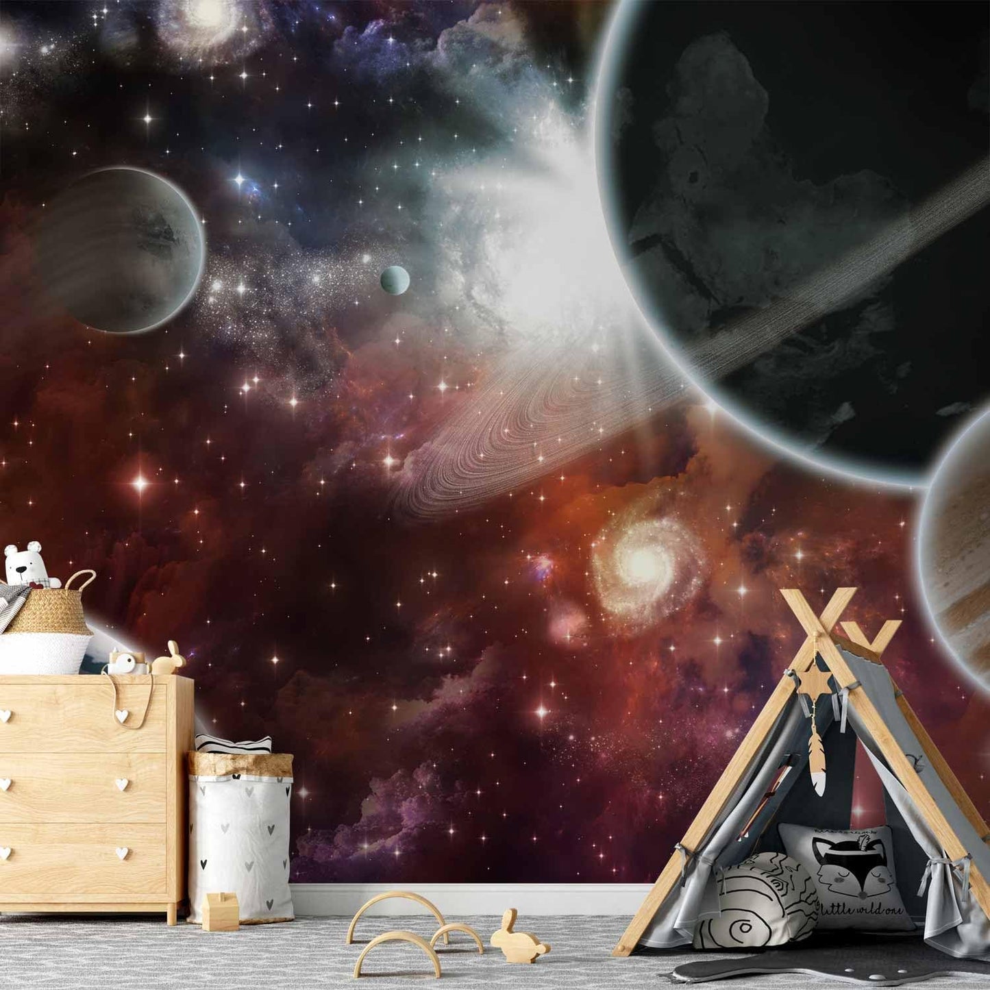 artgeist Premium Wall Mural Cosmos Galaxy 157x110 in - XXL Non-Woven Wallpaper Fleece Wall Decor Photo Print Picture Image Design Home 10110905-32