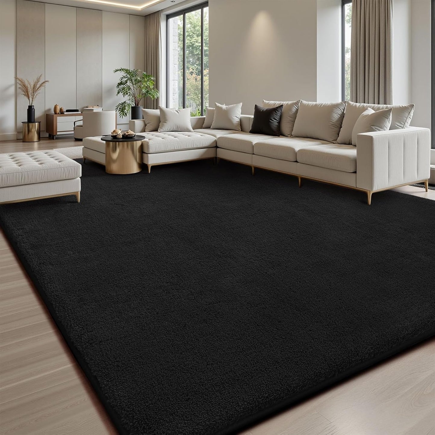 Sour Lemon 5x7 Area Rugs for Living Room, Soft Large Area Rug Fluffy Rugs for Bedroom，Machine Washable Area Rug Non Slip Carpet Rug for Living Room Playroom Kids Room Home Decor