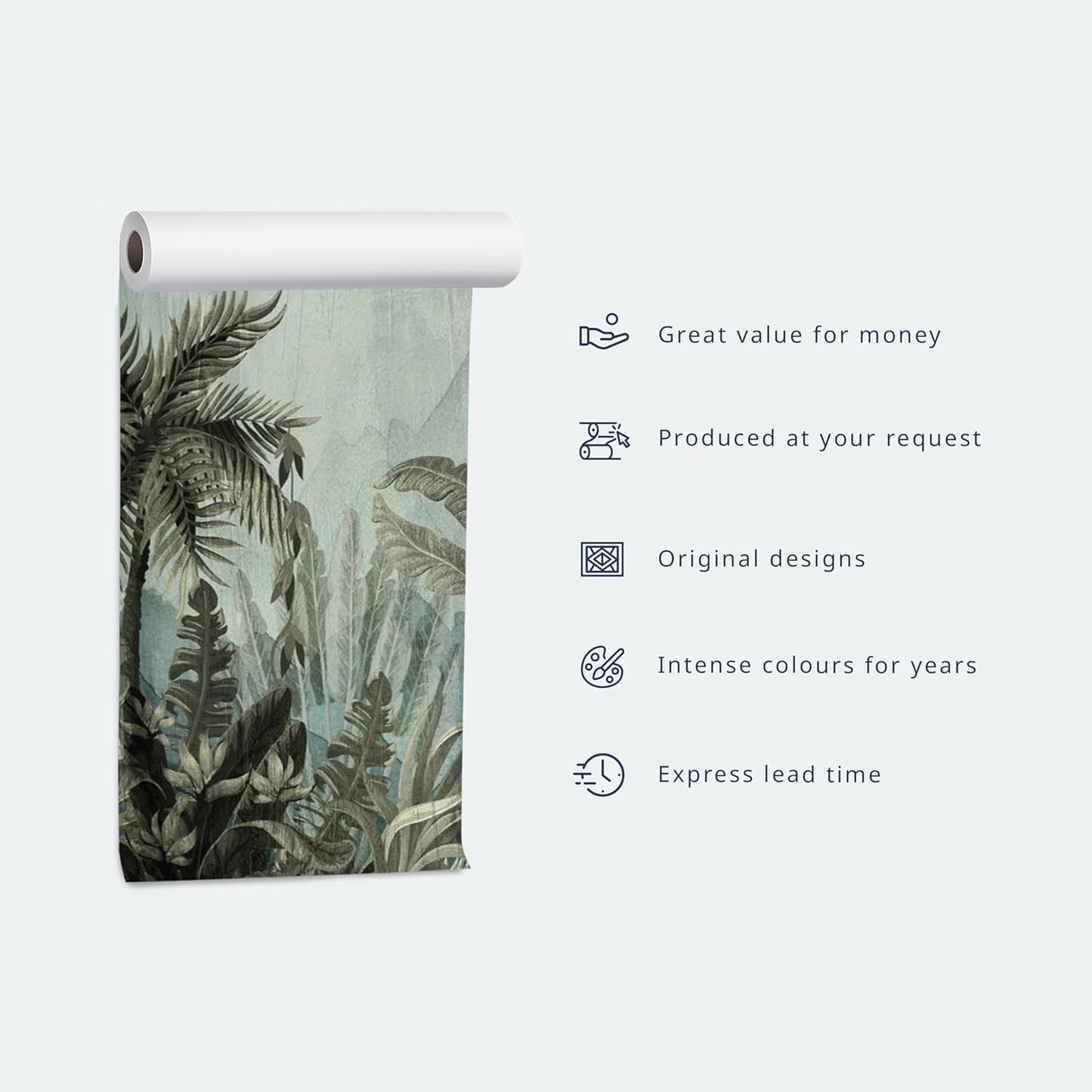 artgeist Wall Mural Mountains 216x98 in - XXL Non-Woven Corner Wallpaper Fleece Angle Wall Decor Photo Print Picture Mountains Lake Birds Landscape c-C-10113-a-a
