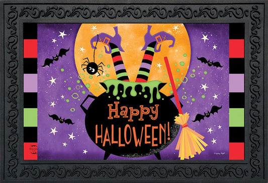Briarwood Lane Witch Feet Halloween Doormat