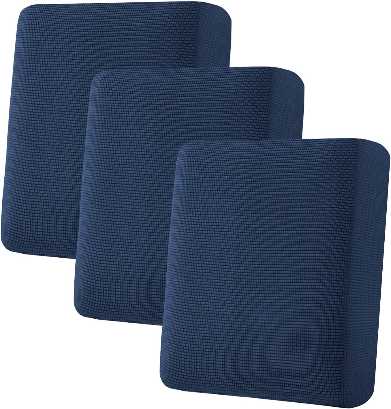 H.VERSAILTEX Super Stretch Stylish Cushions Covers/Furniture Cover Spandex Jacquard Small Checked Pattern Super Soft Slipcover Washable Individual