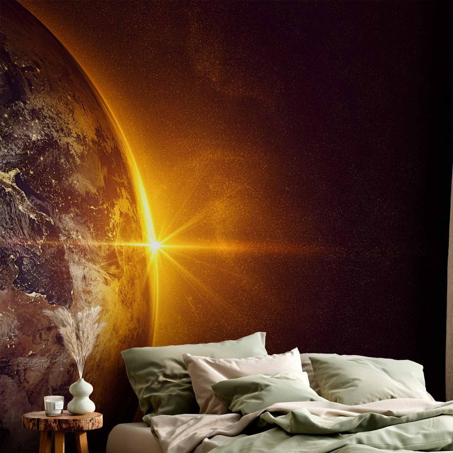 artgeist Premium Wall Mural Cosmos Galaxy 138x101 in - XXL Non-Woven Wallpaper Fleece Wall Decor Photo Print Picture Image Design Home n-B-0003-a-a