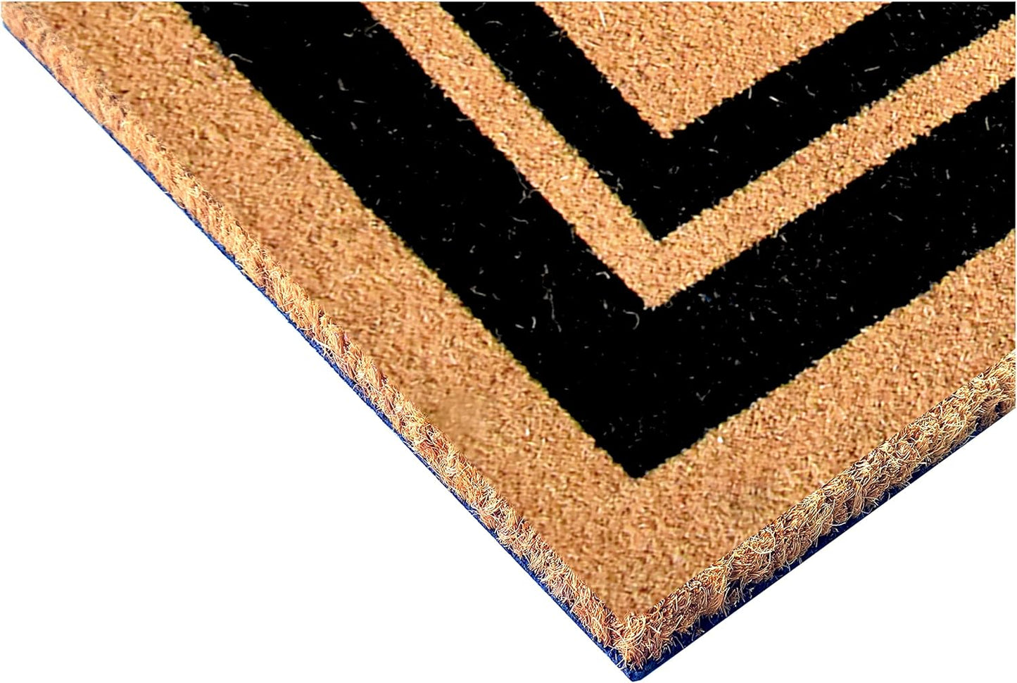 Calloway Mills 152963672O Black Border 36" x 72" Monogram Doormat Letter (O)