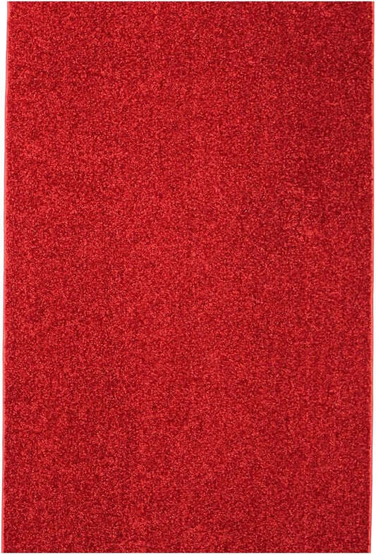 KOECKRITZ Soft and Colorful Kids Classroom Area Rugs (Passes Flammability Pill Test) Many Sizes and Bright Colors to Select from (10' x 10', Fire Engine)
