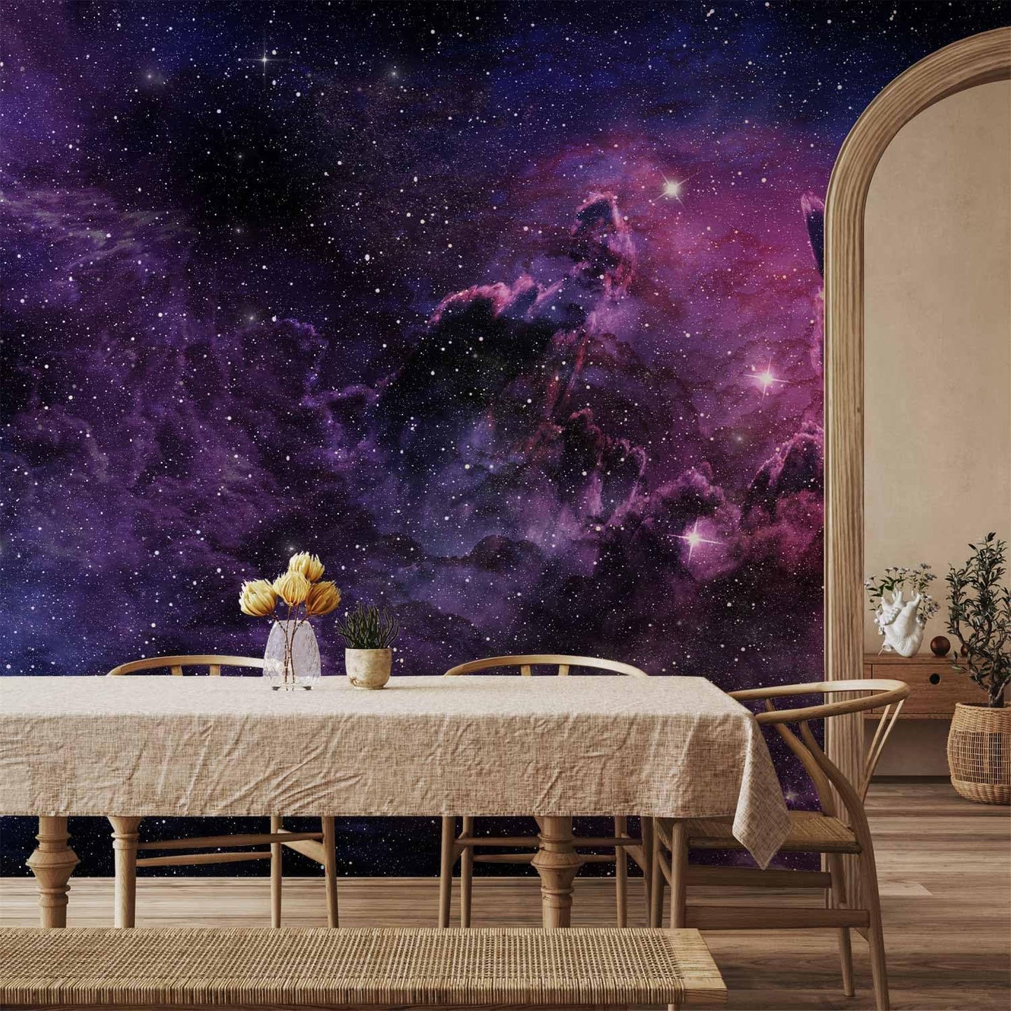 artgeist Wall Mural Cosmos Galaxy 177x124 in - XXL Non-Woven Wallpaper Fleece Wall Decor Photo Print Picture Image Design Home a-C-0022-a-a