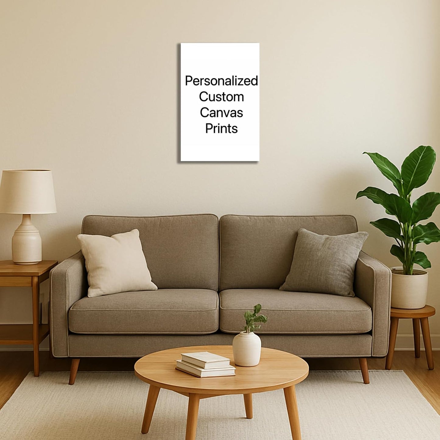 Personalized Custom Poster Prints: 8L x 12W Photo On Canvas Transform Your Photos into Stunning Unframed Wall Art Digitally Printed (8L x 12W, Unframed)