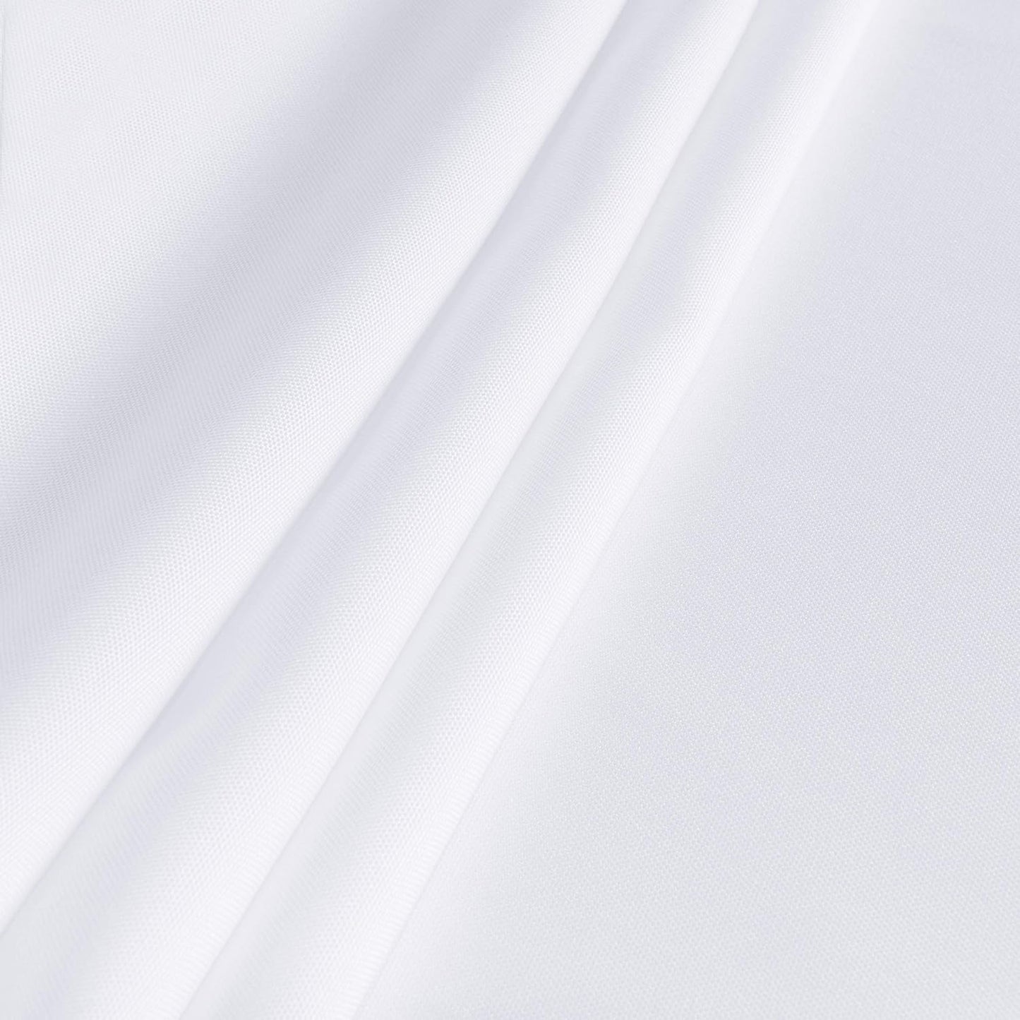 sancua Rectangle Tablecloth - 54 x 108 Inch - Stain and Wrinkle Resistant Washable Polyester Table Cloth, Decorative Fabric Table Cover for Dining Tables, Buffet Parties and Camping, White