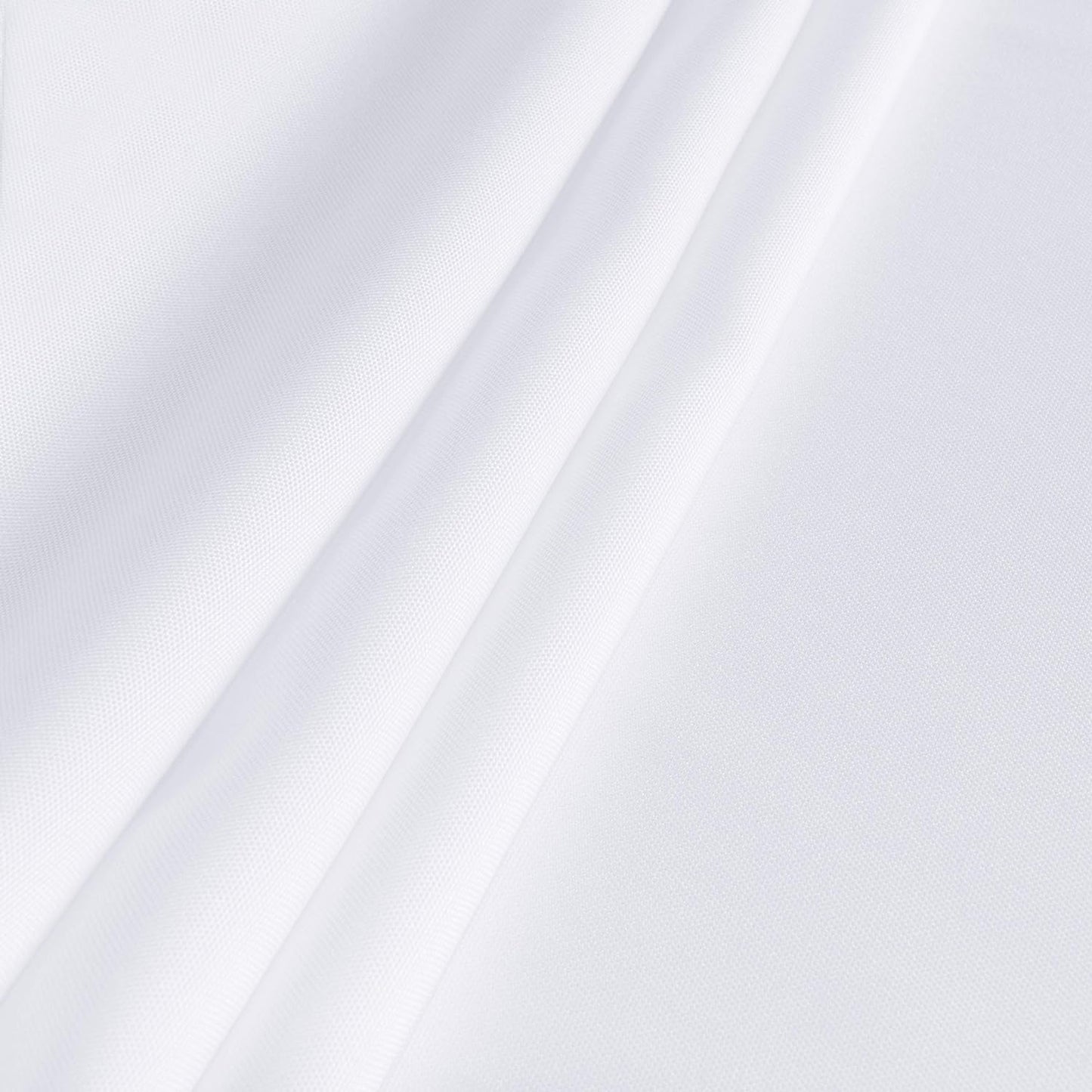 sancua Rectangle Tablecloth - 54 x 120 Inch - Water Resistant Spill Proof Washable Polyester Table Cloth, Decorative Fabric Table Cover for Dining Tables, Buffet Parties and Camping, White
