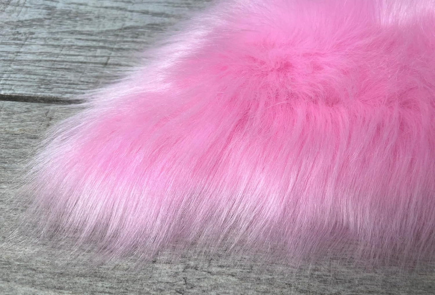 LAMBZY Faux Sheepskin Super Soft Hypoallergenic Free Shape Silky Shag Rug, Luxury Shaggy Plush Carpet for Bedrooms Living Kids Room Sofa Rugs (Pink, Double 2'x6')
