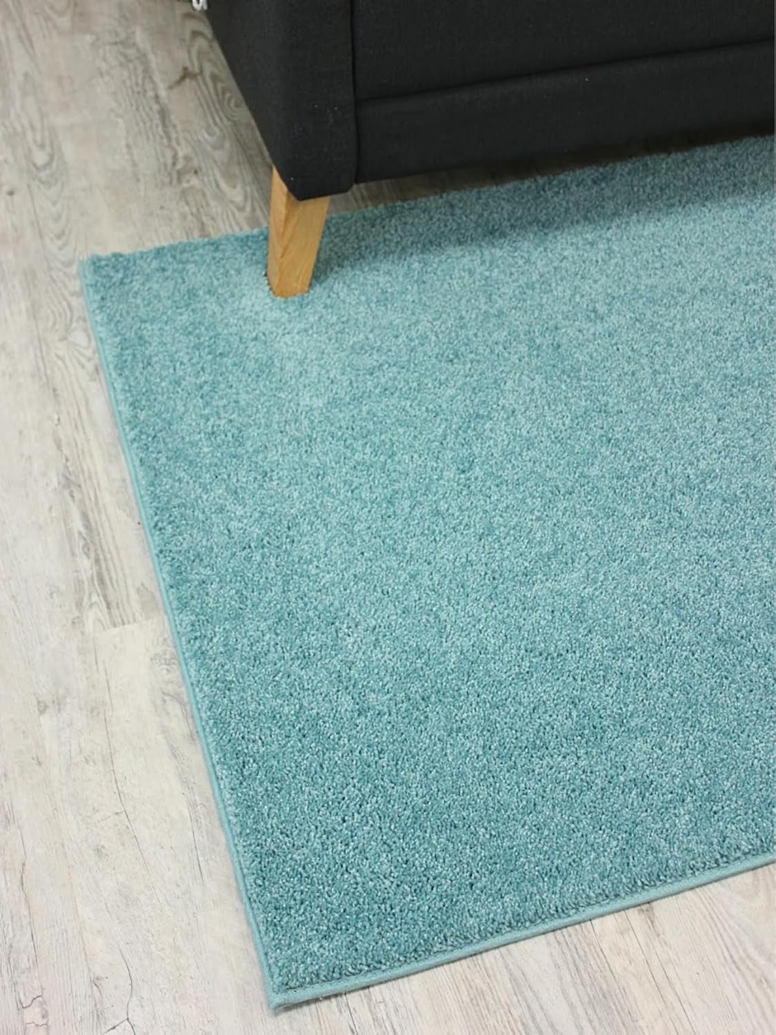 KOECKRITZ Soft and Colorful Kids Classroom Area Rugs (Passes Flammability Pill Test) Many Sizes and Bright Colors to Select from (5' x 5', Surf)