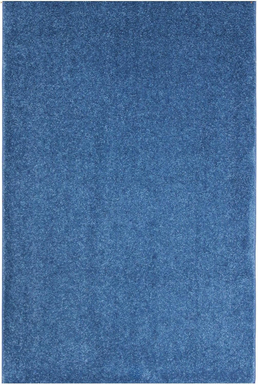 KOECKRITZ Soft and Colorful Kids Classroom Area Rugs (Passes Flammability Pill Test) Many Sizes and Bright Colors to Select from (7' x 7', Royal)