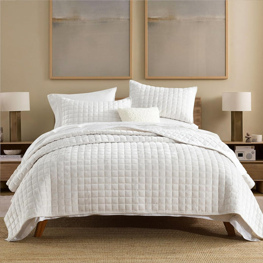 Secgo Queen Comforter Set for Bed - Velvet Quilts Queen Size, Black Bedspreads (90 * 98 Inch) with 2 Pillow Shams, Patchwork Reversible Lightweight Bedding