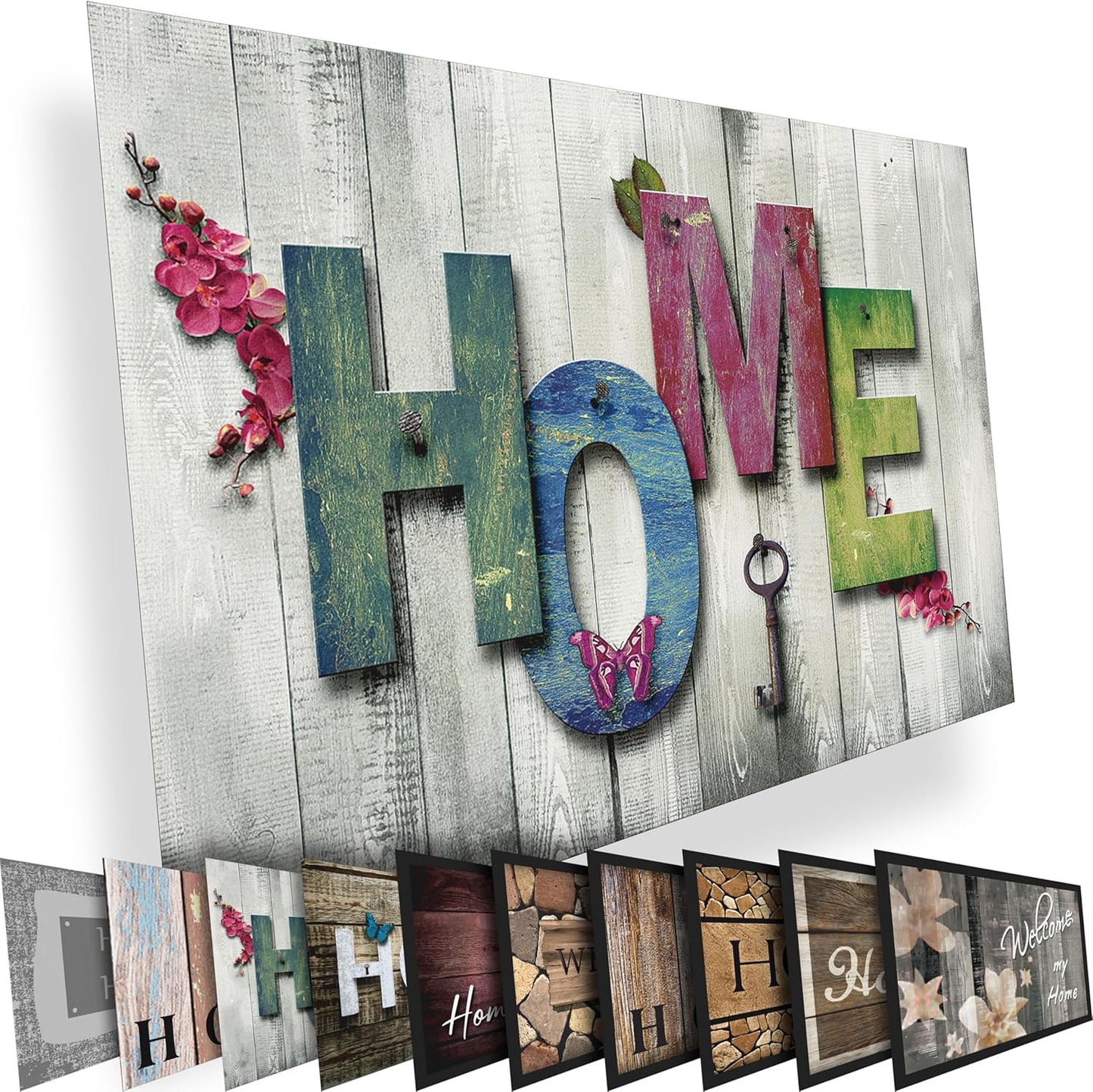 Floor Mat - for Indoor and Outdoor Use - Doormat - Non-Slip - Front Door Shoe Scraper - Size: 17x29