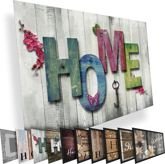 Floor Mat - for Indoor and Outdoor Use - Doormat - Non-Slip - Front Door Shoe Scraper - Size: 17x29