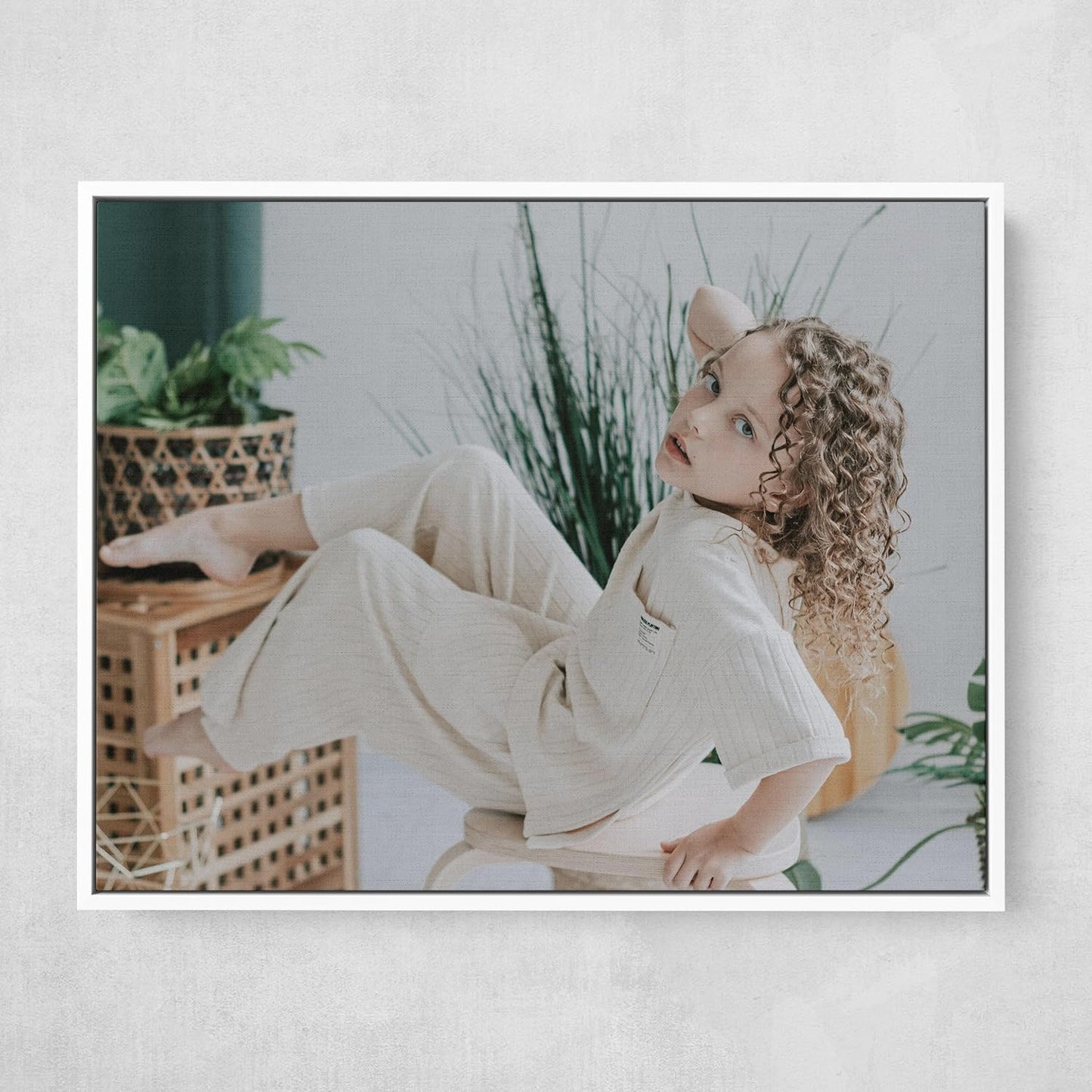 Personalized Custom Canvas Prints: Photo On Canvas (White, 8x10) Transform Your Photos into Stunning Framed Wall Art Digitally Printed Photo To Canvas Ideal for Home Decor, Gifts Keepsakes.