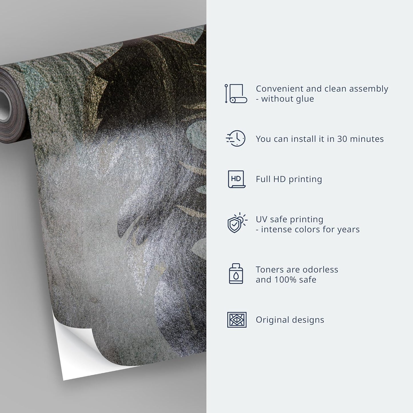 artgeist Wall Mural Abstract 77x55 in - Peel and Stick Self-Adhesive Wallpaper Removable Large Sticker Foil Wall Decor Print Picture Image Design Abstract Cosmos Sky Star i-G-10010-a-a