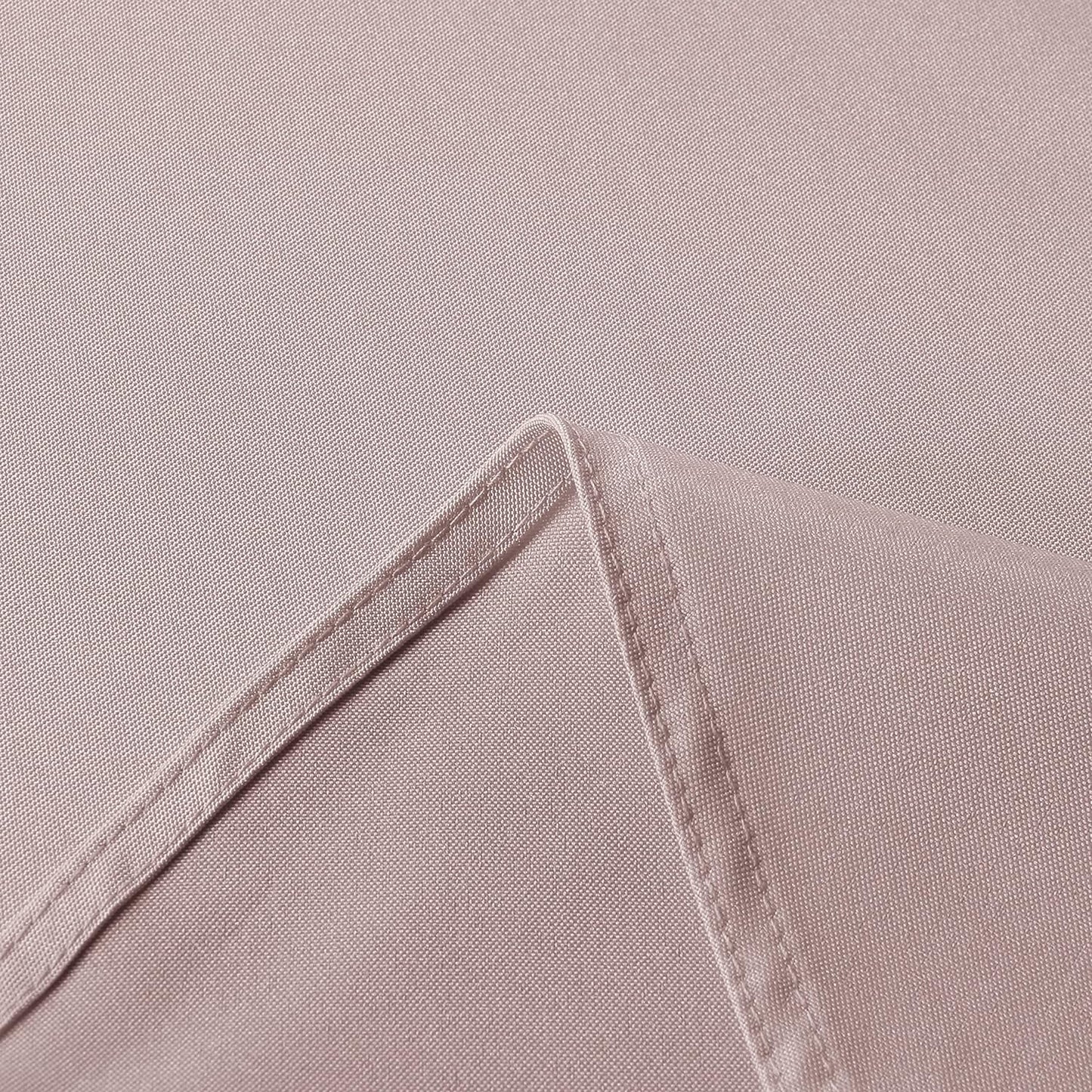 sancua Rectangle Tablecloth - 54 x 108 Inch - Stain and Wrinkle Resistant Washable Polyester Table Cloth, Decorative Fabric Table Cover for Dining Tables, Buffet Parties and Camping, Blush
