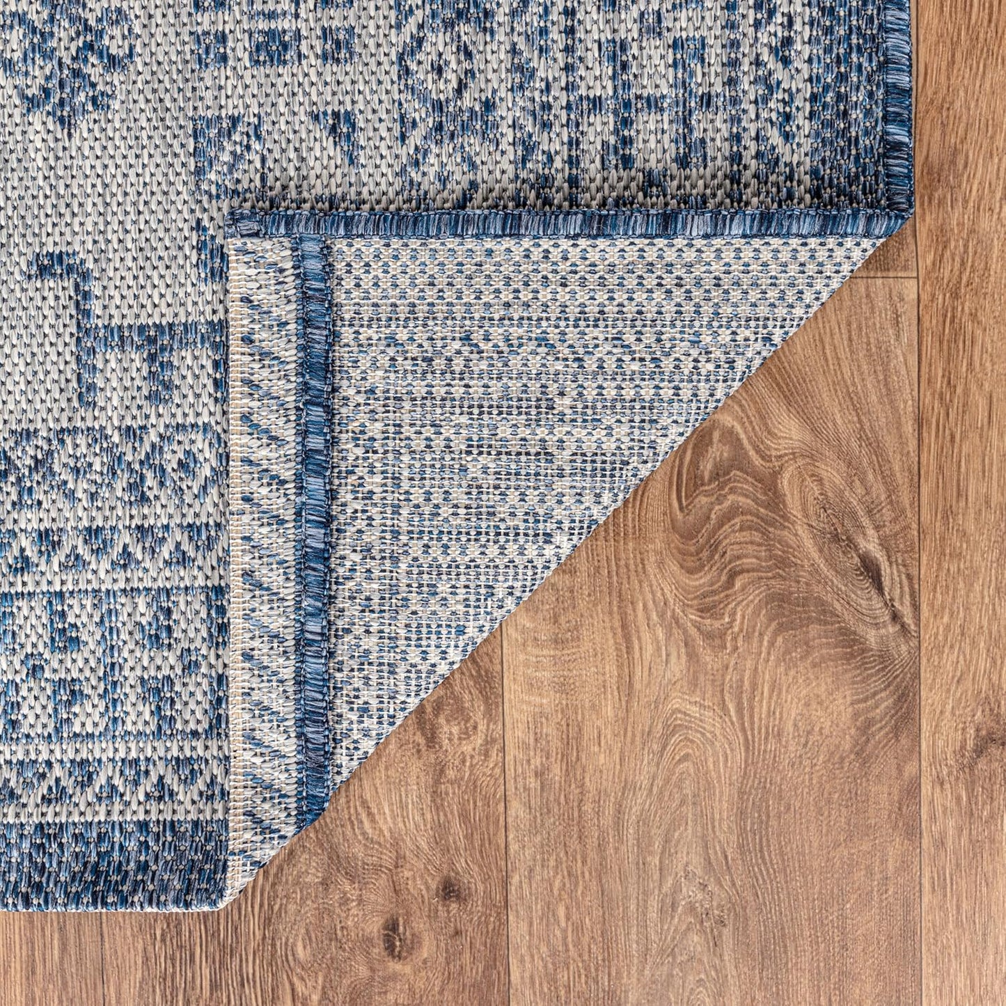 Keen Home Design Terrace Outdoor Area Rug - 12x15 Washable Indoor/Outdoor Rug for Patio, Kitchen, Balcony, Beach, Garden, Deck and Porch, Size: 12'x15'