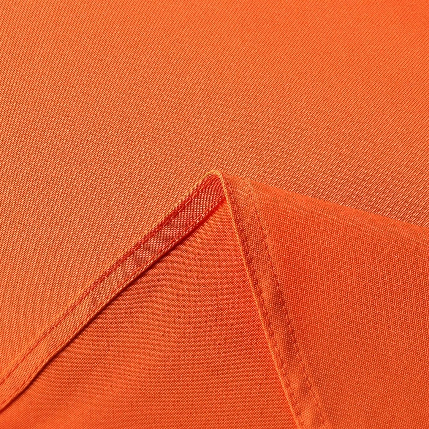 sancua Rectangle Tablecloth - 60 x 120 Inch - Stain and Wrinkle Resistant Washable Polyester Table Cloth, Decorative Fabric Table Cover for Dining Tables, Buffet Parties and Camping, Orange