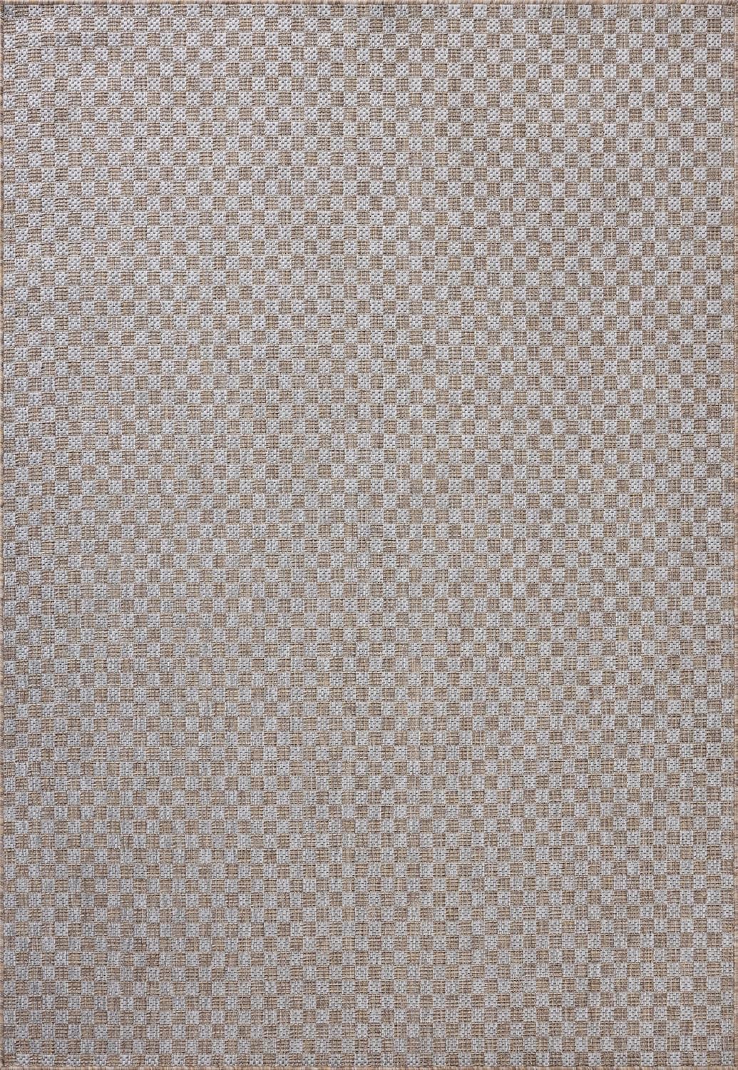 Loloi Amber Lewis Topanga Collection TOP-02 Natural/Silver 7'-10" x 10' Indoor/Outdoor Area Rug